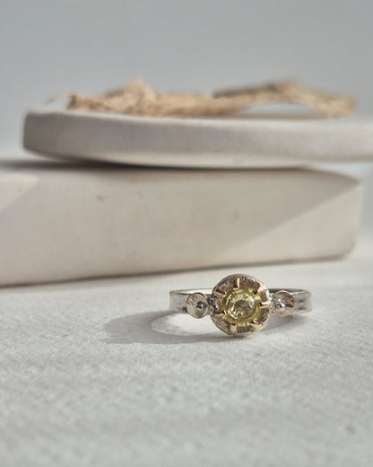 Lemon Quartz Ring