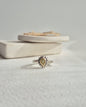 Yellow Diamond Pear Ring