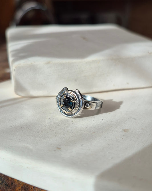 London Blue Topaz Orbit Ring