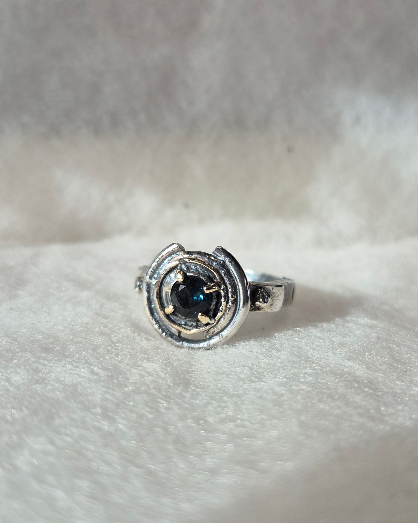 London Blue Topaz Orbit Ring