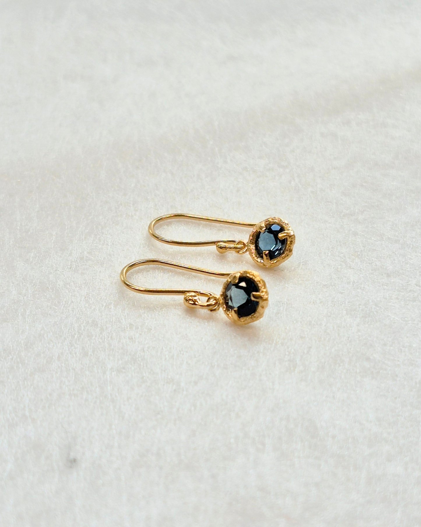 Briar Bud Drops - Gold Plated and Topaz