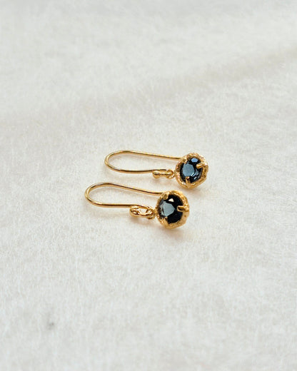 Briar Bud Drops - Gold Plated and Topaz
