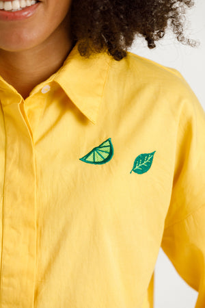 Lime Shirt and Shorts - Recycled Cotton