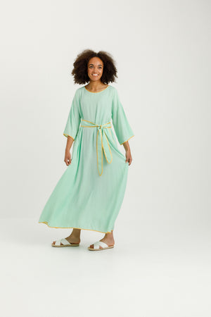 Aqua Gold Dress - Milk Fabric