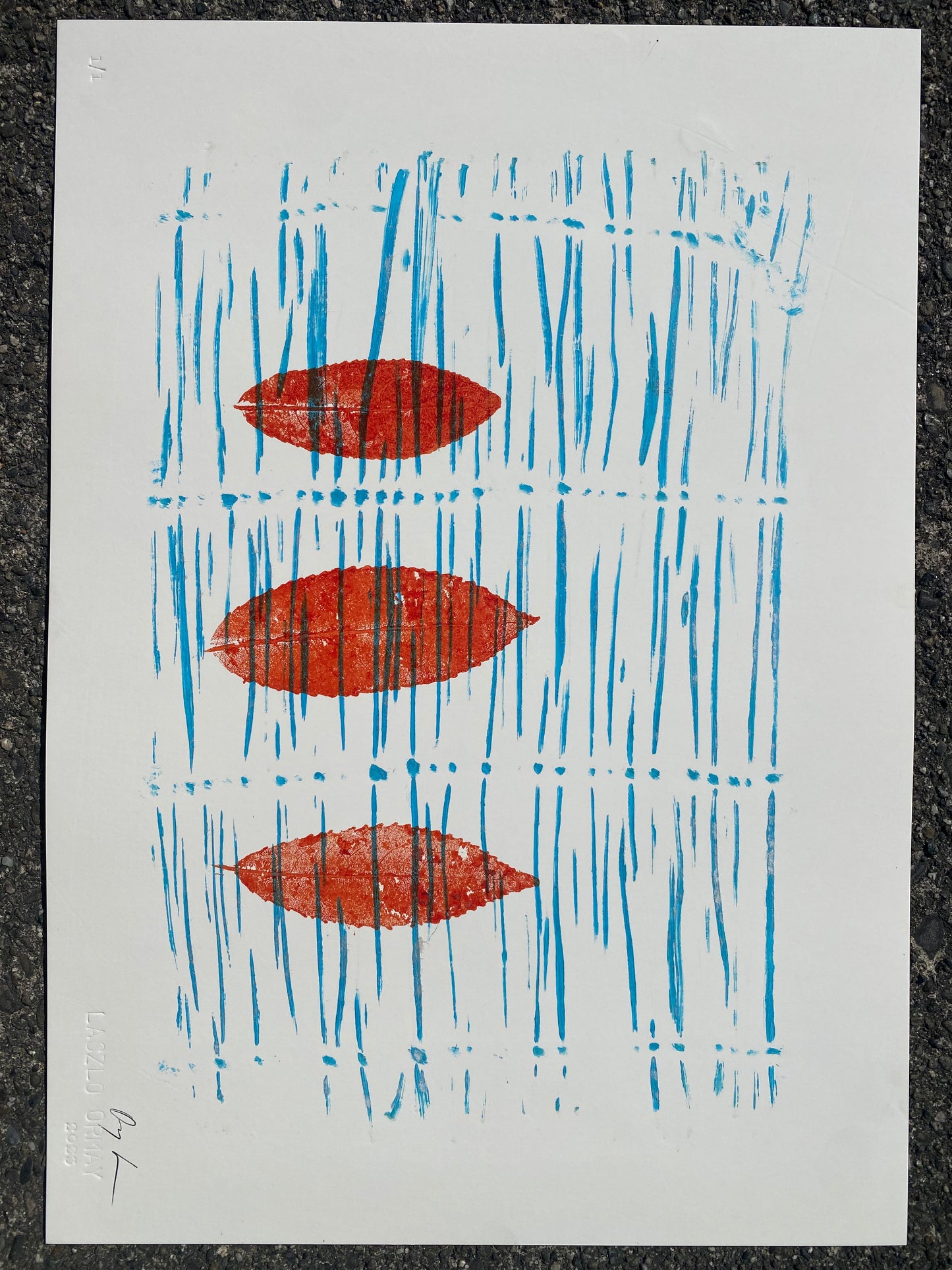 L.O.S.T 11 - Monotype Print