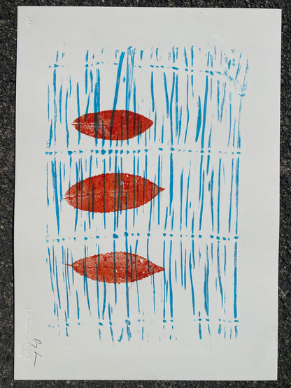 L.O.S.T 11 - Monotype Print