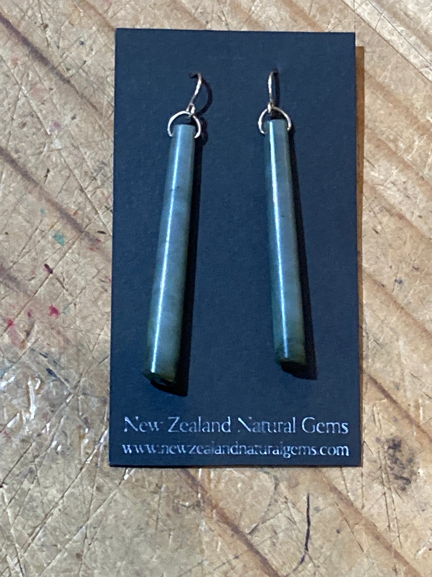 Blue Jade Drop Earrings - Nelson Jade 182