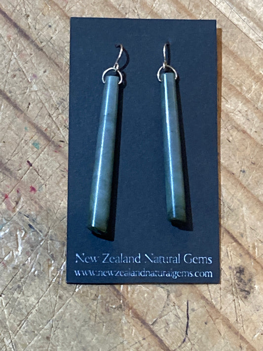 Blue Jade Drop Earrings - Nelson Jade 182
