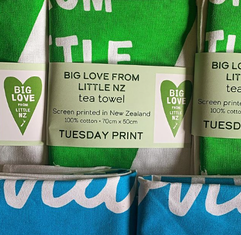 Tuesday Print Cotton Tea Towels