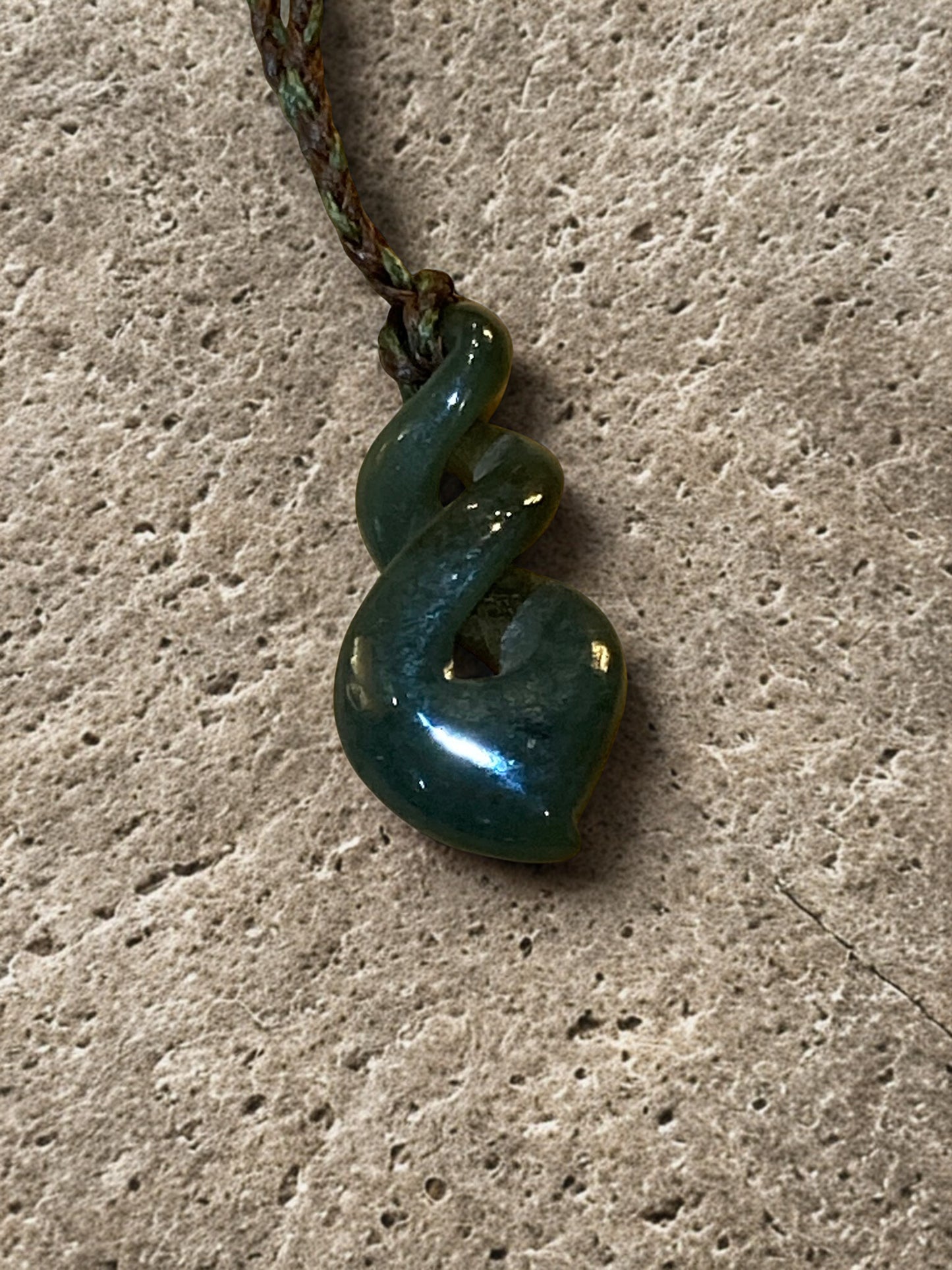 Twist Pounamu Pendant