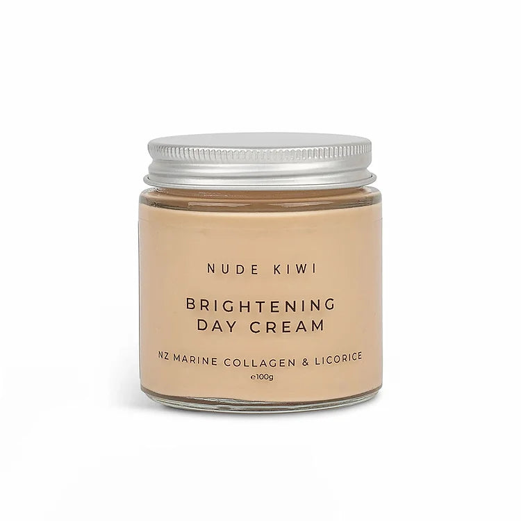 Brightening Day Cream - Marine Collagen & Licorice - 100g - Nude Kiwi