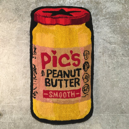 Pics Peanut Butter Rug Tufted Wall Hanging