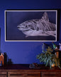 Mango-Taniwha (Great White Shark) 2025 - Original Drawing