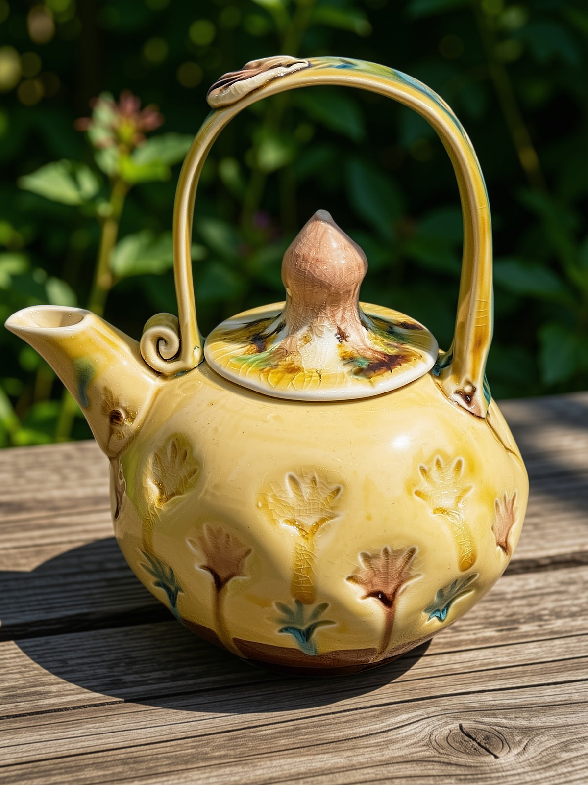 Nature Imprinted Teapot