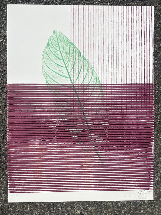 L.O.S.T 9 - Monotype Print