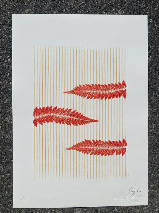 L.O.S.T 1 - Monotype Print