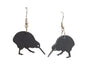 Kiwi Earrings - Recycled 3D Printer Waste