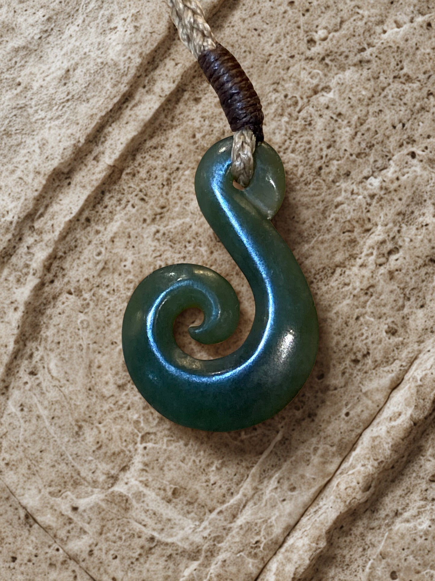 Matau - Hook Pounamu Pendant
