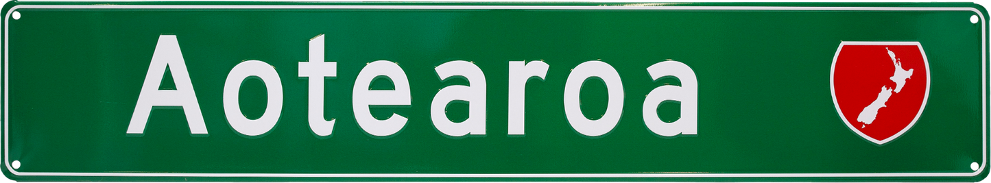 Aotearoa Road Trip Metal Sign