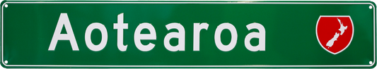 Aotearoa Road Trip Metal Sign