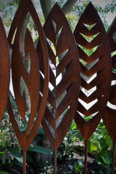 A Rusty Affair - Corten Garden Spears