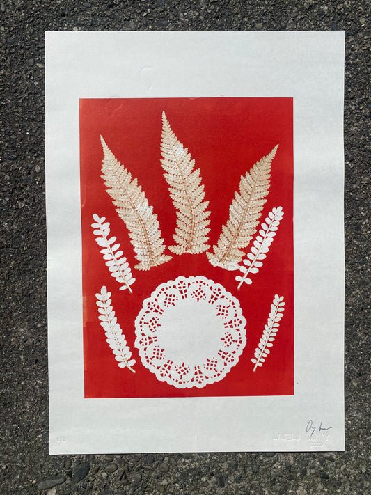 L.O.S.T 5 - Monotype Print