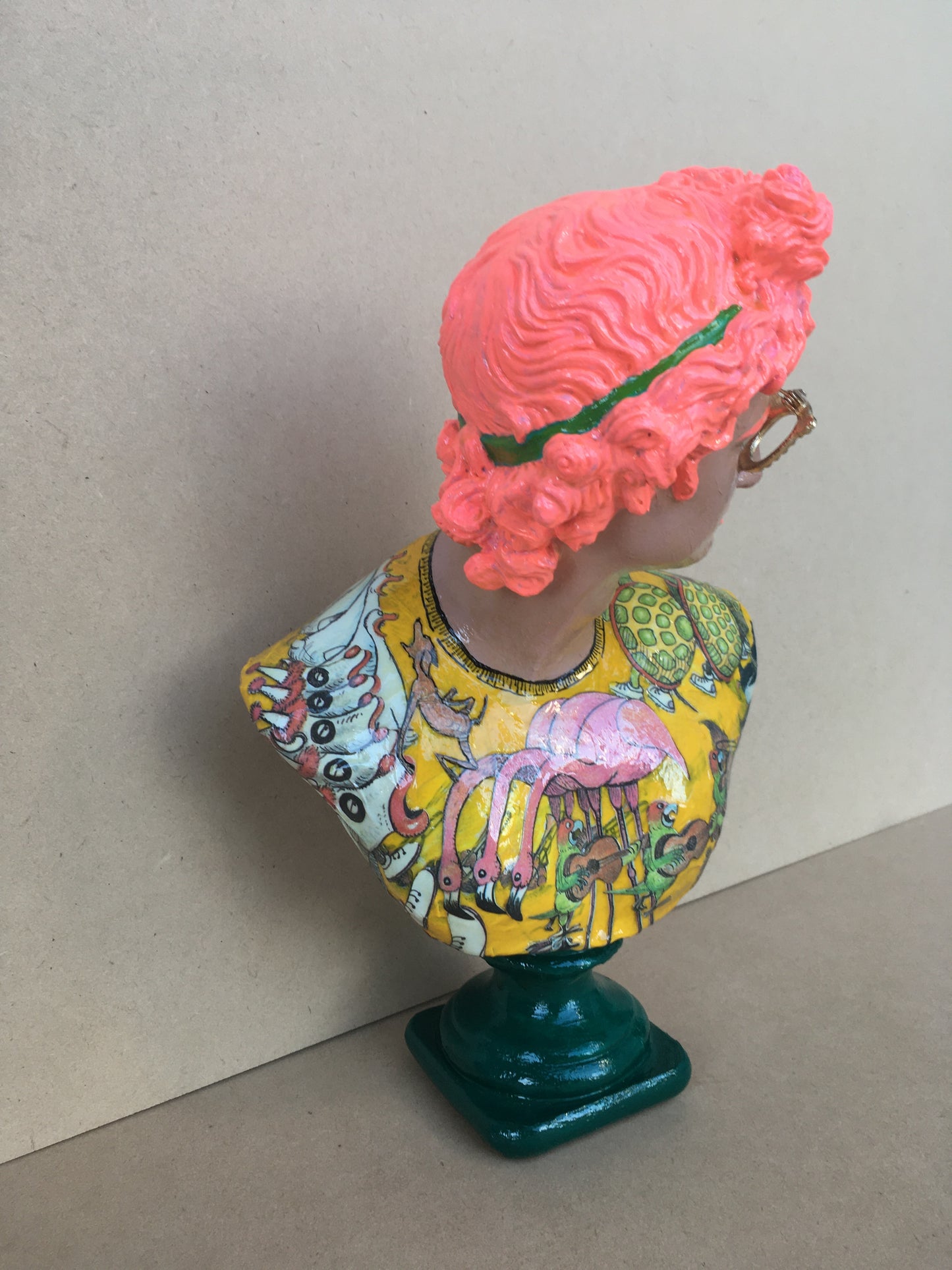 Placidia Popped - Mixed Media Sculpture