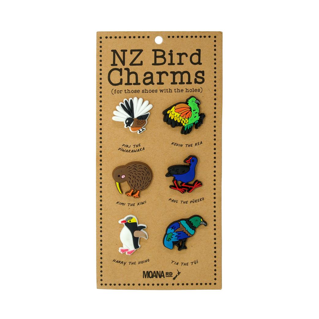 NZ Bird Shoe Charms