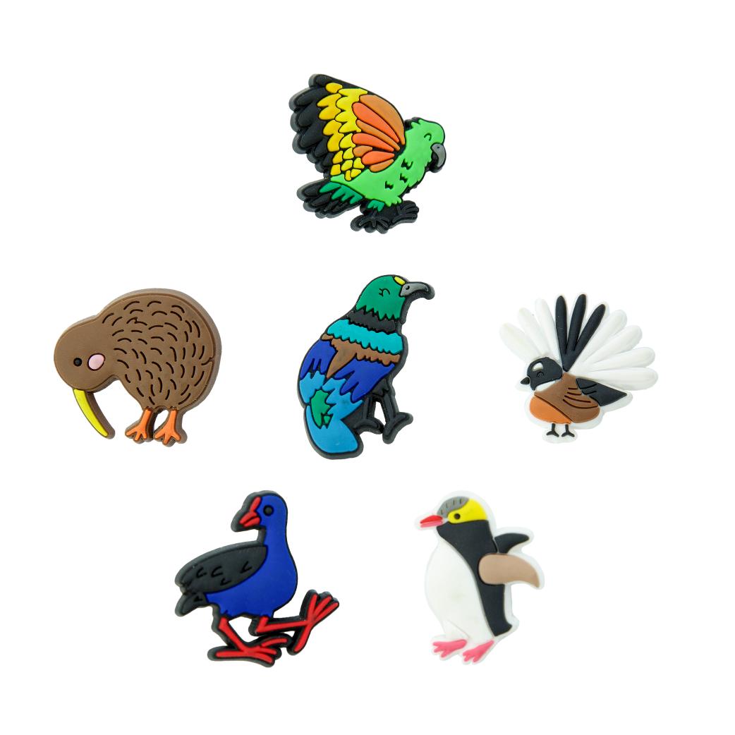 NZ Bird Shoe Charms