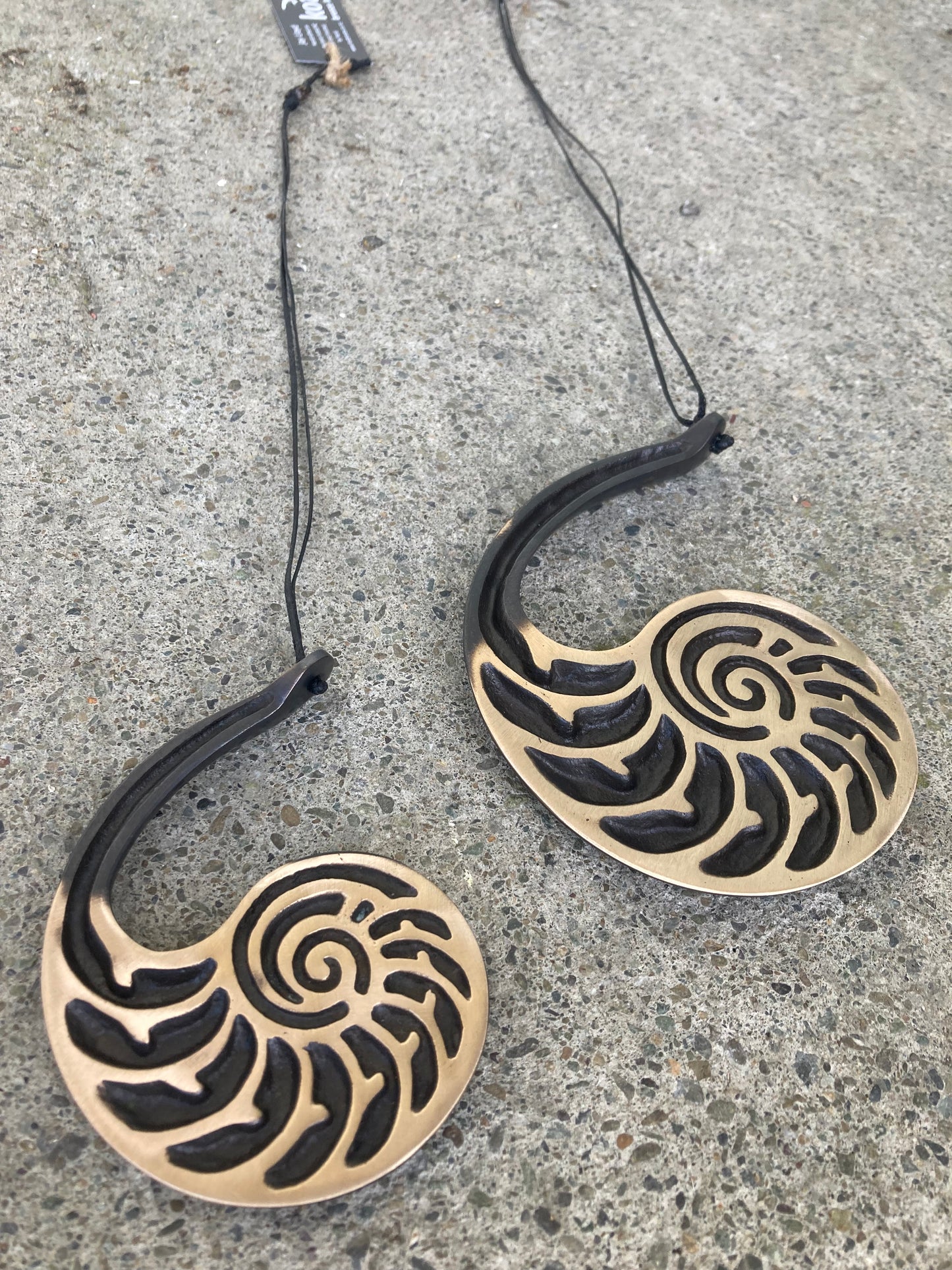 Bronze Nautilus Hanging Wall Art