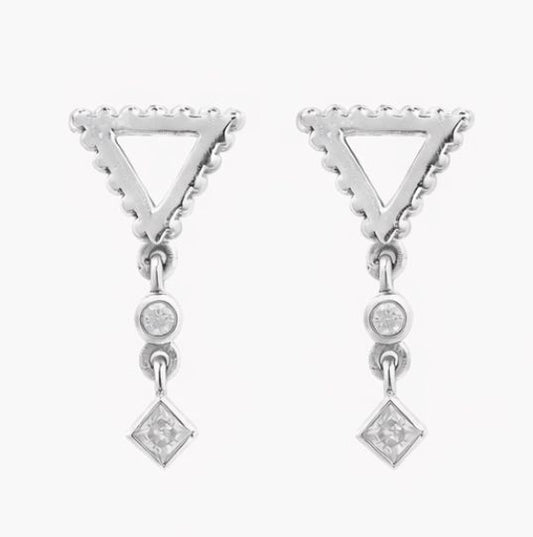 Triangle Drop Earrings