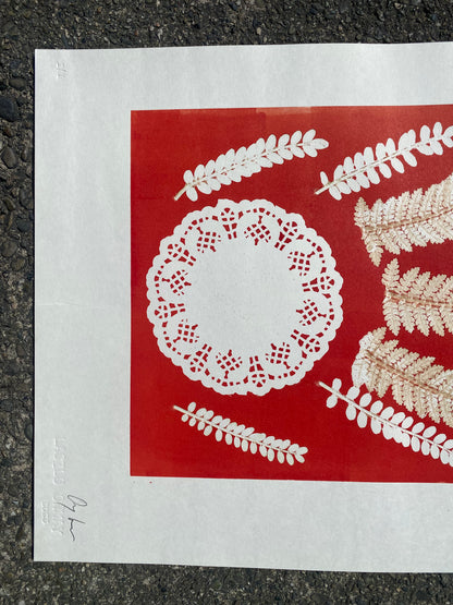 L.O.S.T 5 - Monotype Print