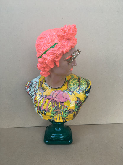 Placidia Popped - Mixed Media Sculpture