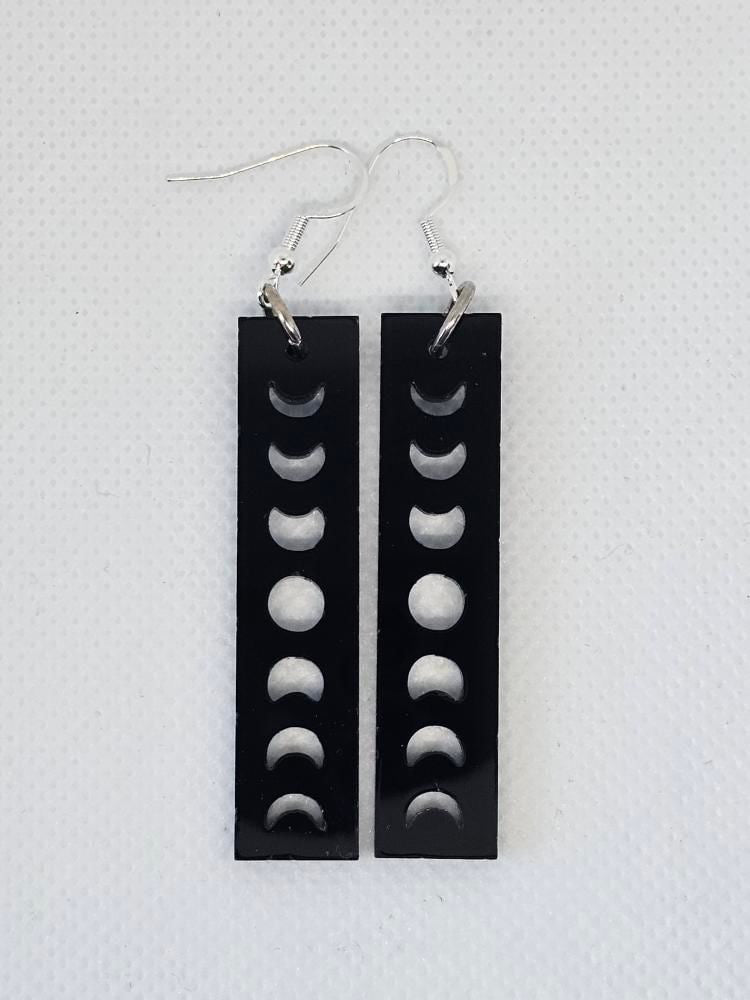 Moon Phase Earrings - Kelly's Kete