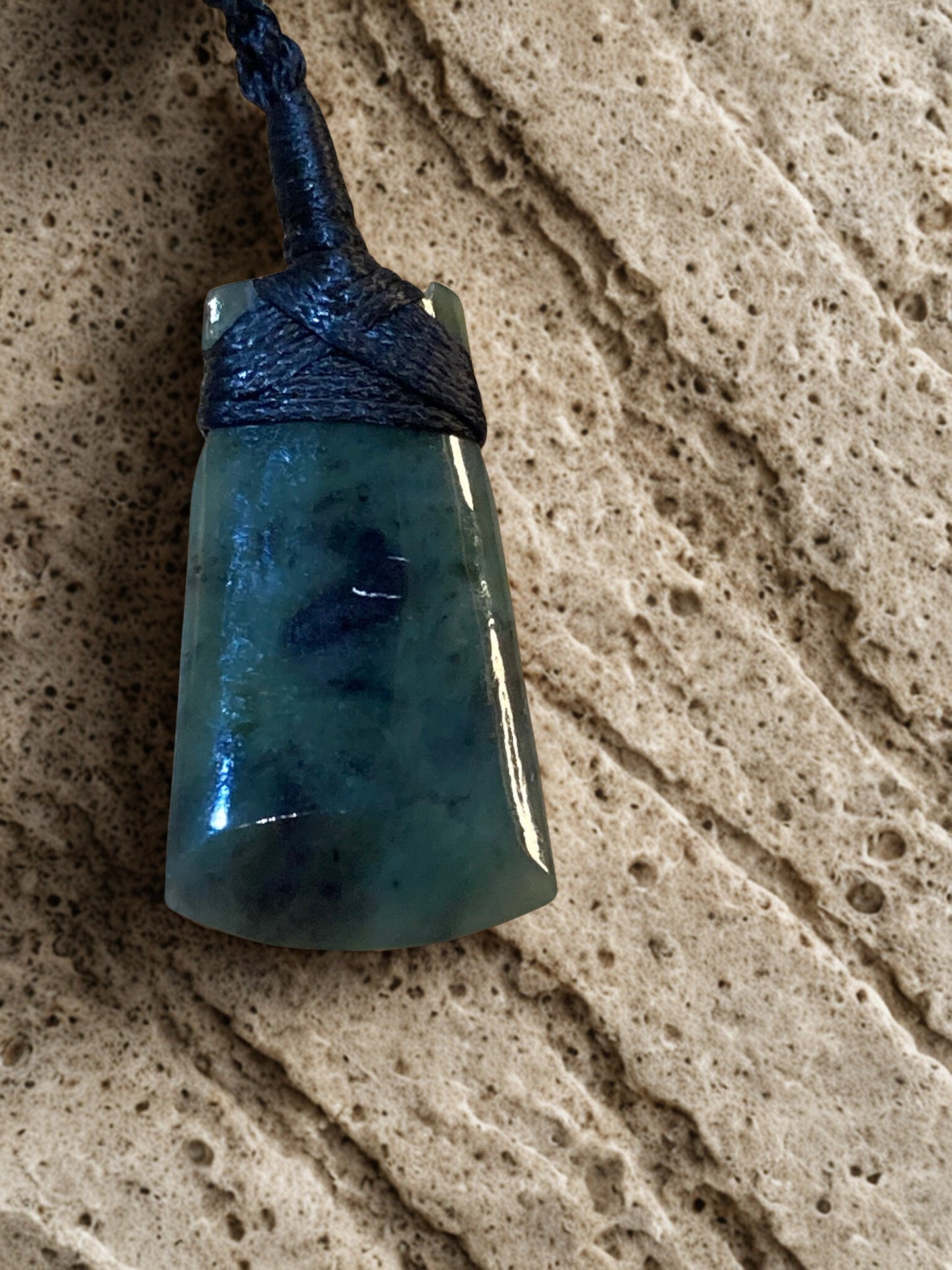 Pepe Toki Pounamu Pendant