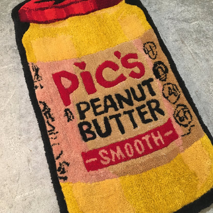 Pics Peanut Butter Rug Tufted Wall Hanging