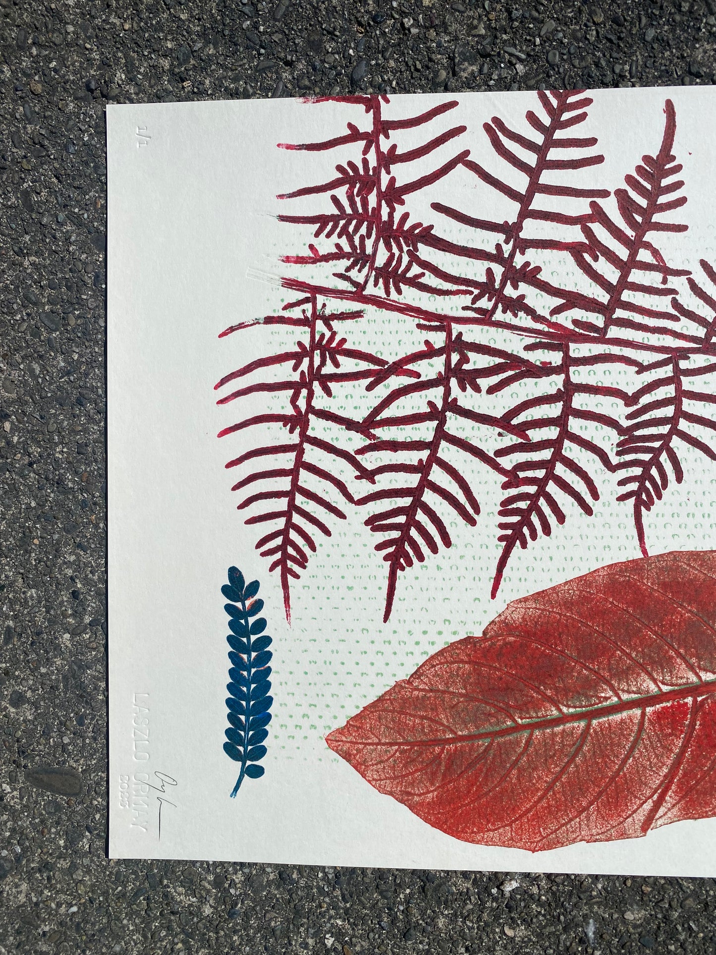 L.O.S.T 6 - Monotype Print