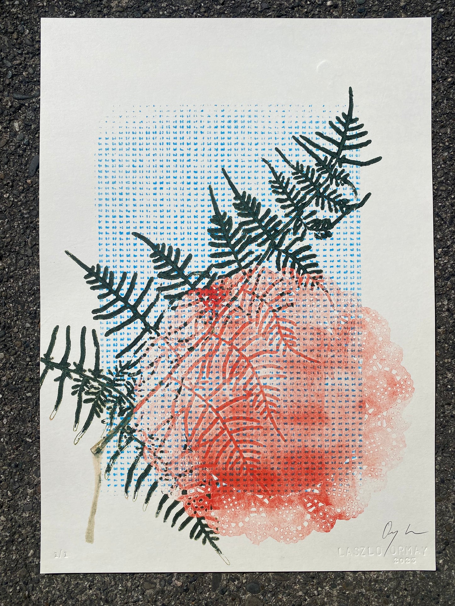 L.O.S.T 8 - Monotype Print