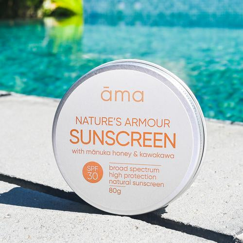 Nature's Armour SPF30 Broad Spectrum Sunscreen 80g