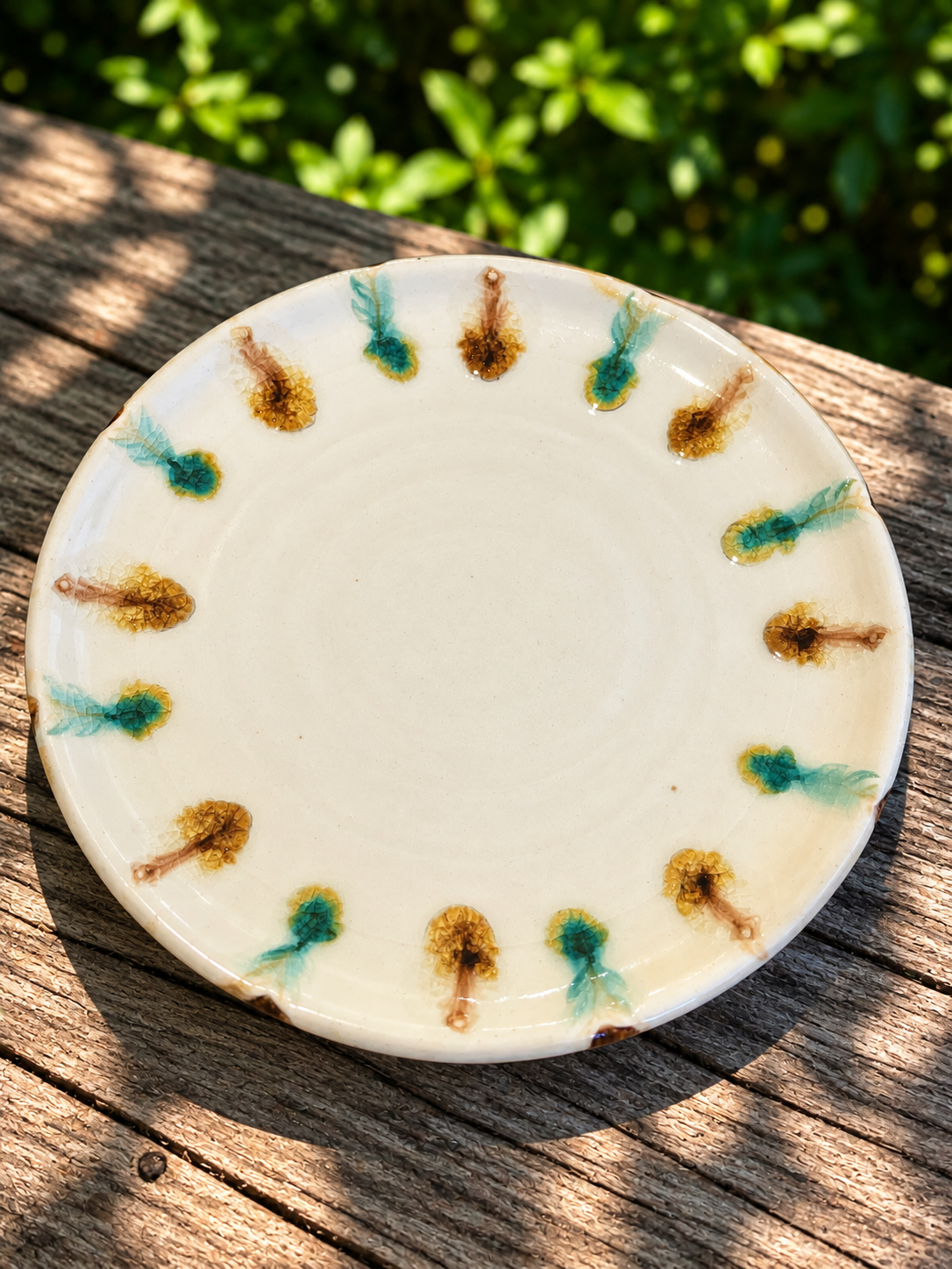 Nature Imprinted Cake Stand
