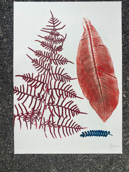 L.O.S.T 6 - Monotype Print