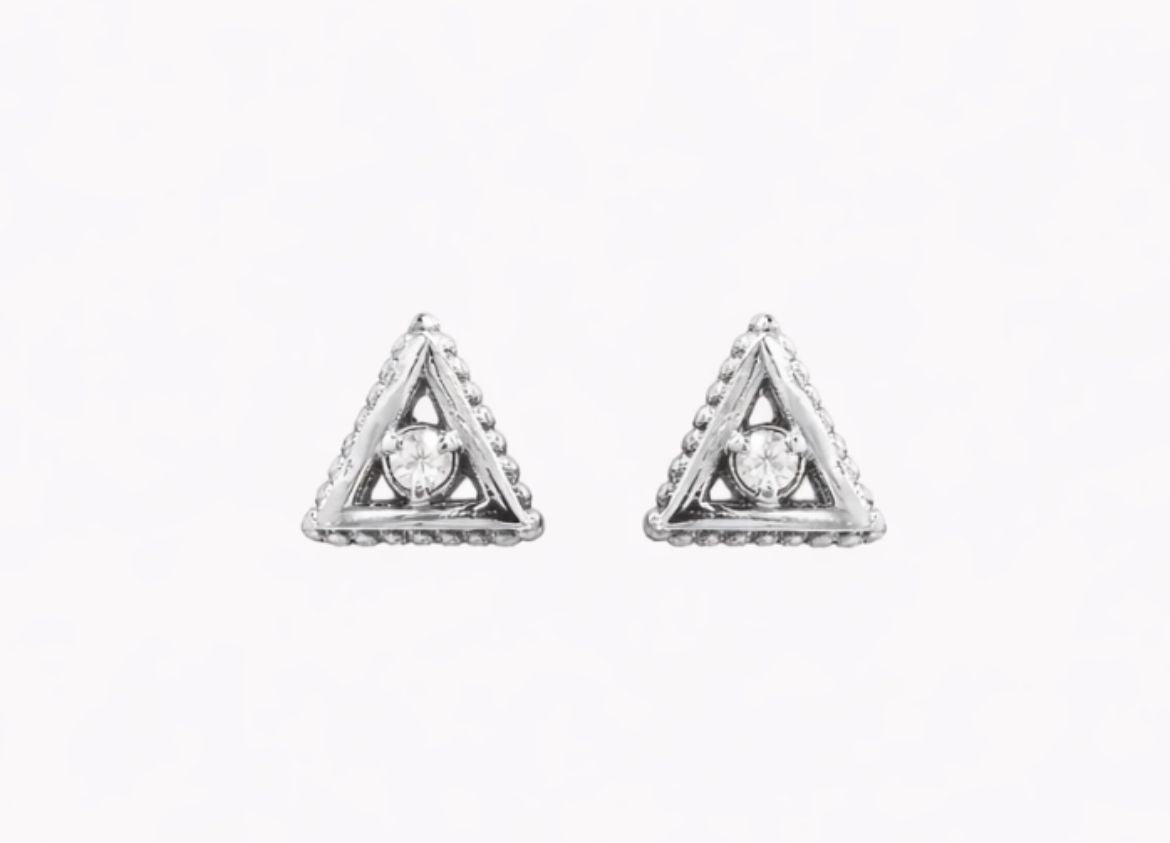 Small Triangle Studs