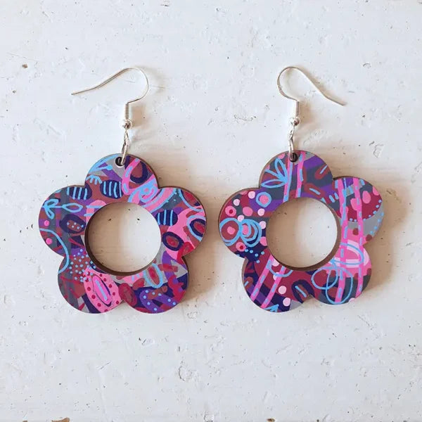 Berry Bomb - MQ Daisy Earrings