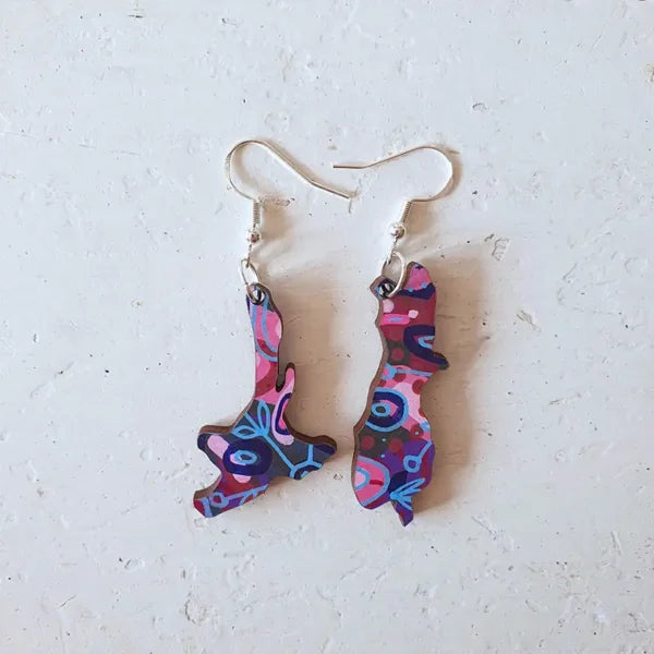 Berry Bomb - Aotearoa NZ Earrings