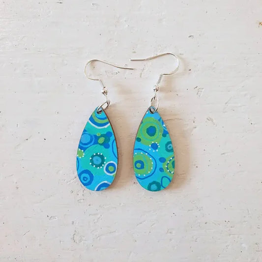 Bubbly Fizz - Big Tear Drop Earrings