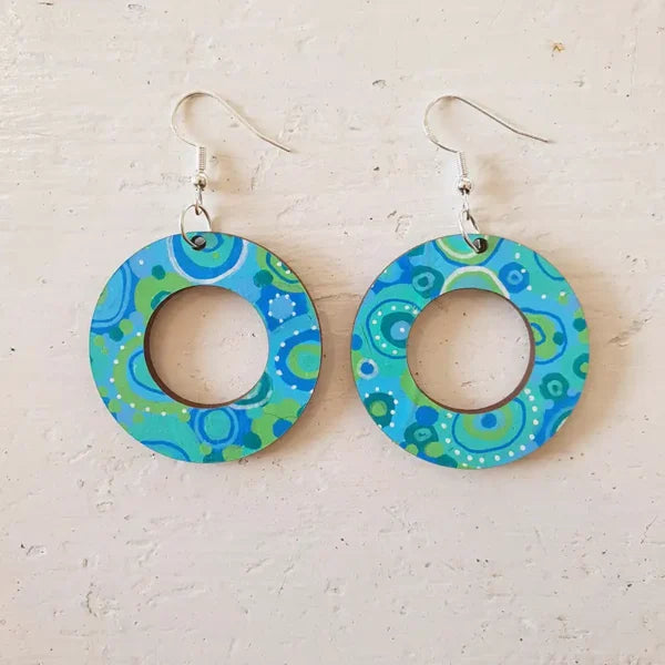 Bubbly Fizz - Medium Hoop Earrings