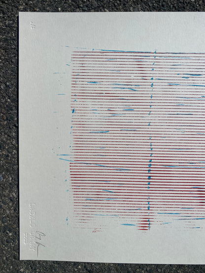 L.O.S.T 14 - Monotype Print