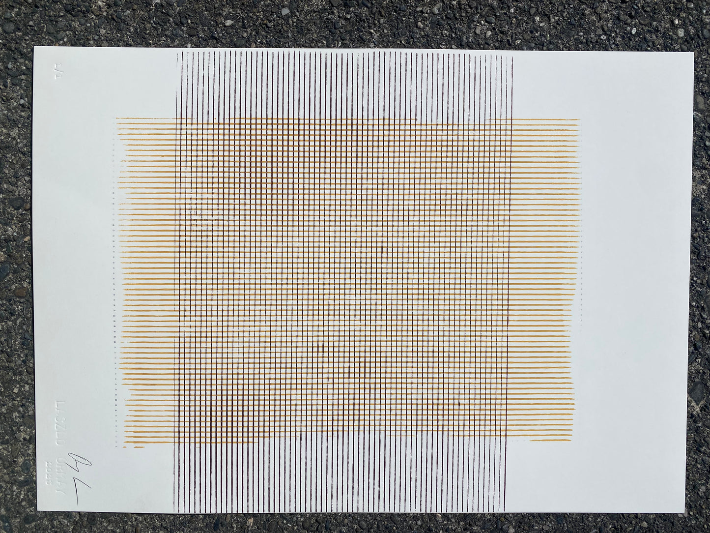 L.O.S.T 3 - Monotype Print