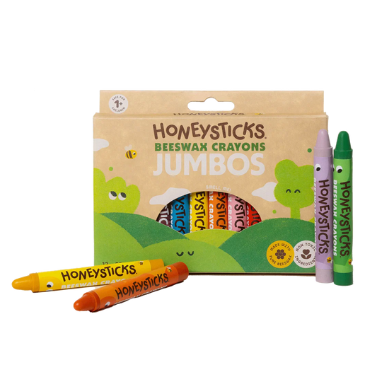 Honeysticks Jumbo Crayons 12 Pack