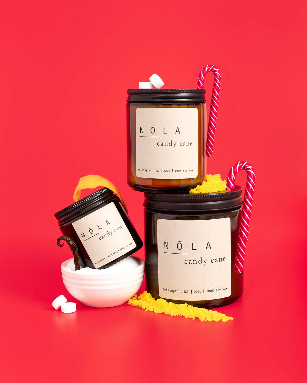 NŌLA Christmas Minis Soy Wax Candles